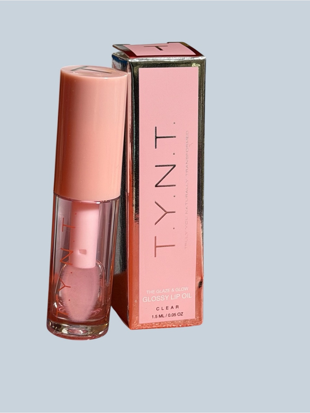 TYNT The Glaze and Go Glossy Lip Oil in Clear NIB